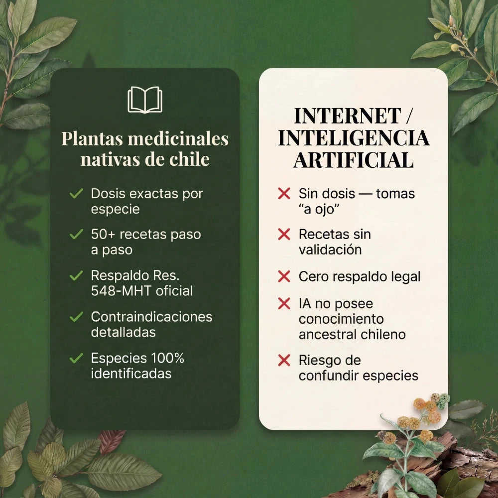 Plantas medicinales nativas de Chile