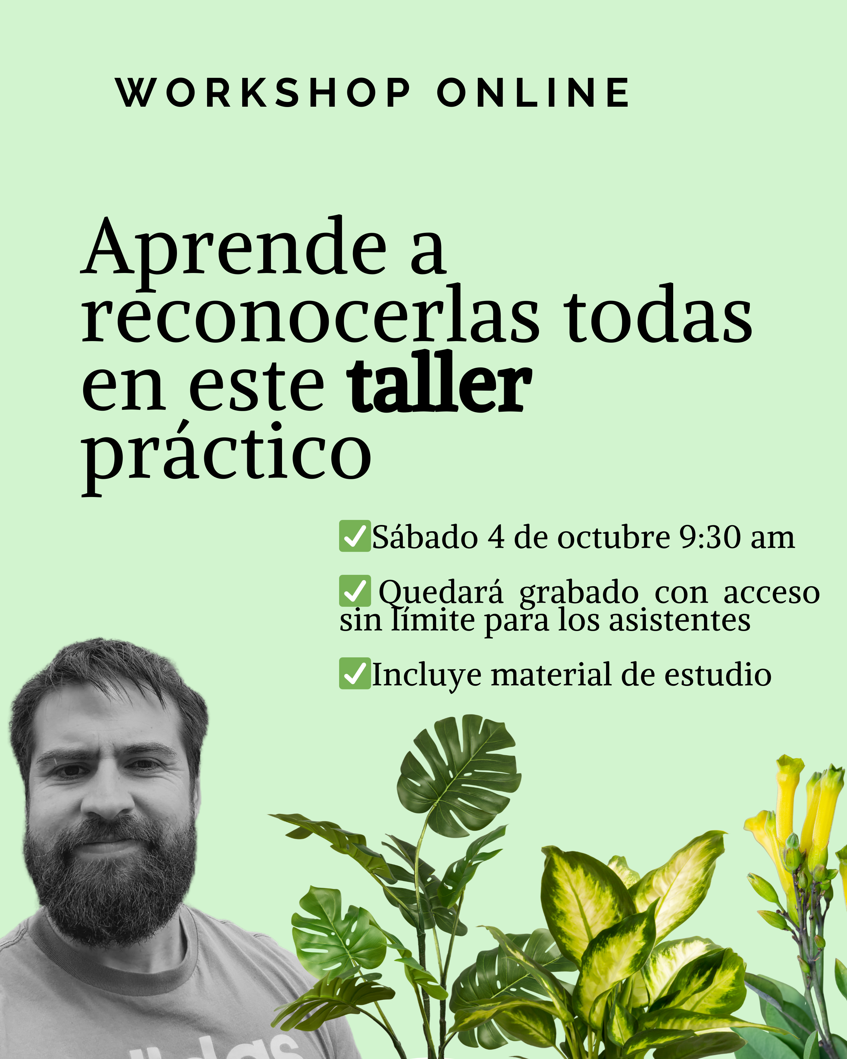 Workshop online: Plantas venenosas que quizás crecen en tu jardín o casa