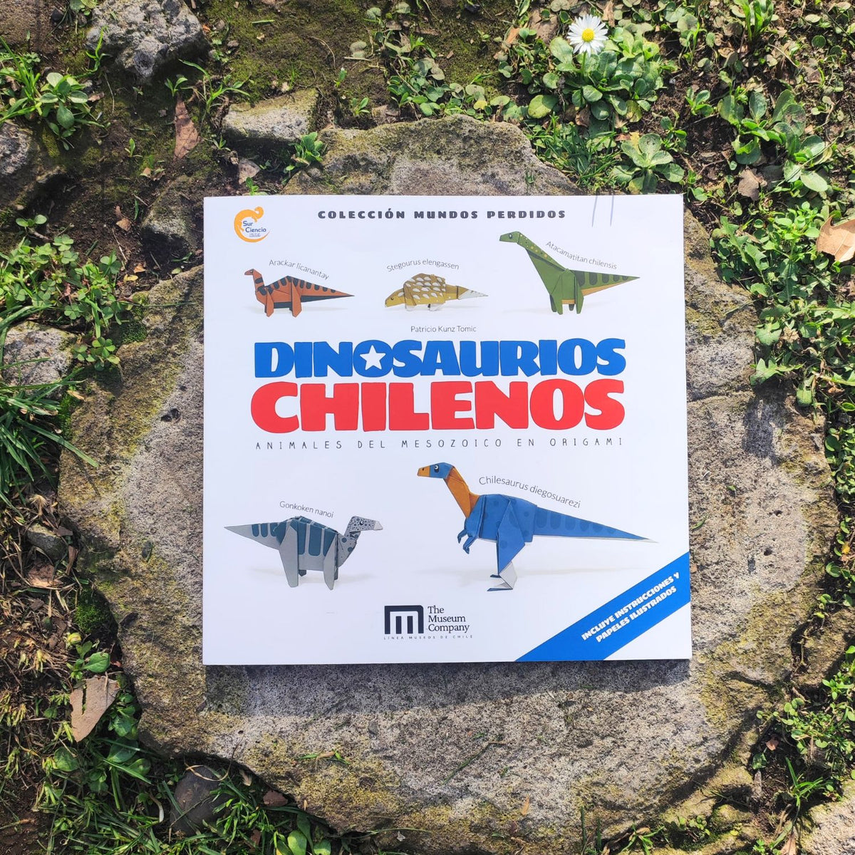 Dinosaurios chilenos en origami