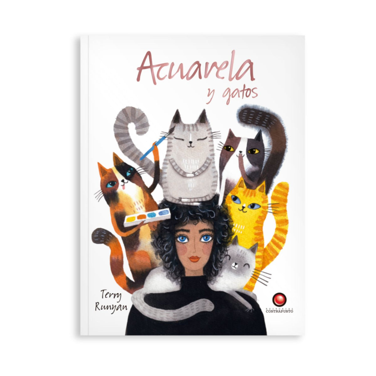 Acuarela y gatos