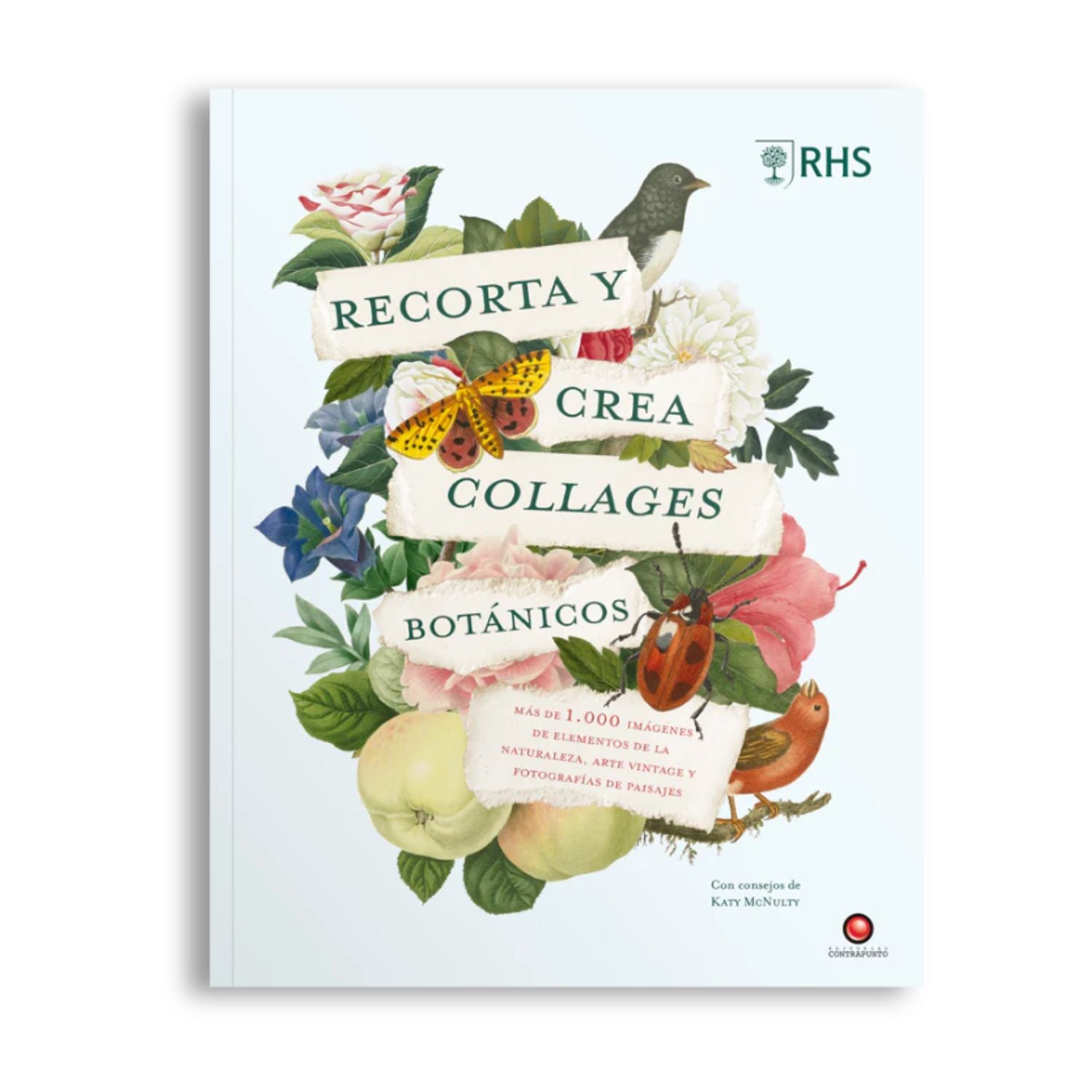 Recorta y crea collages botanicos