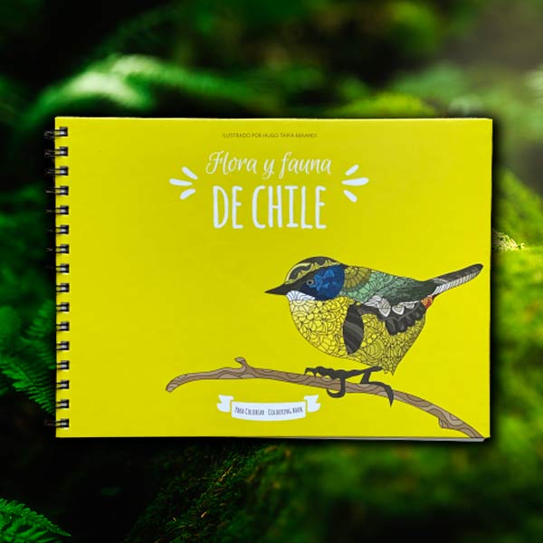 Flora y Fauna de Chile para Colorear - Colouring Book