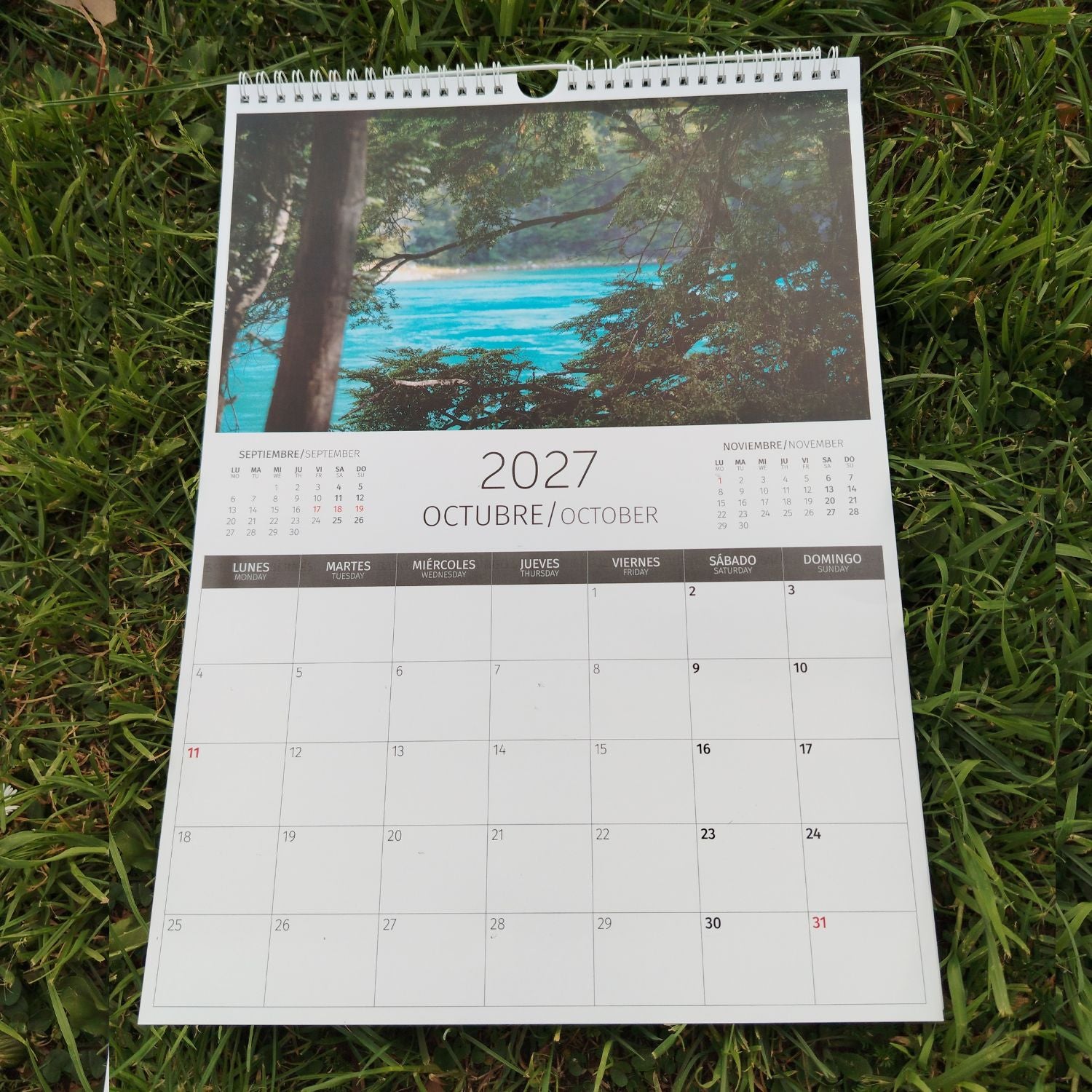 Calendario mural 2027 - Patagonia viva