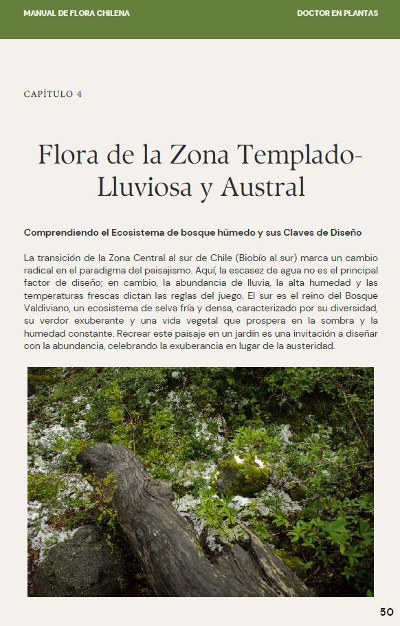 Ebook - El Manual de La Flora Chilena para jardines – Bosquechileno