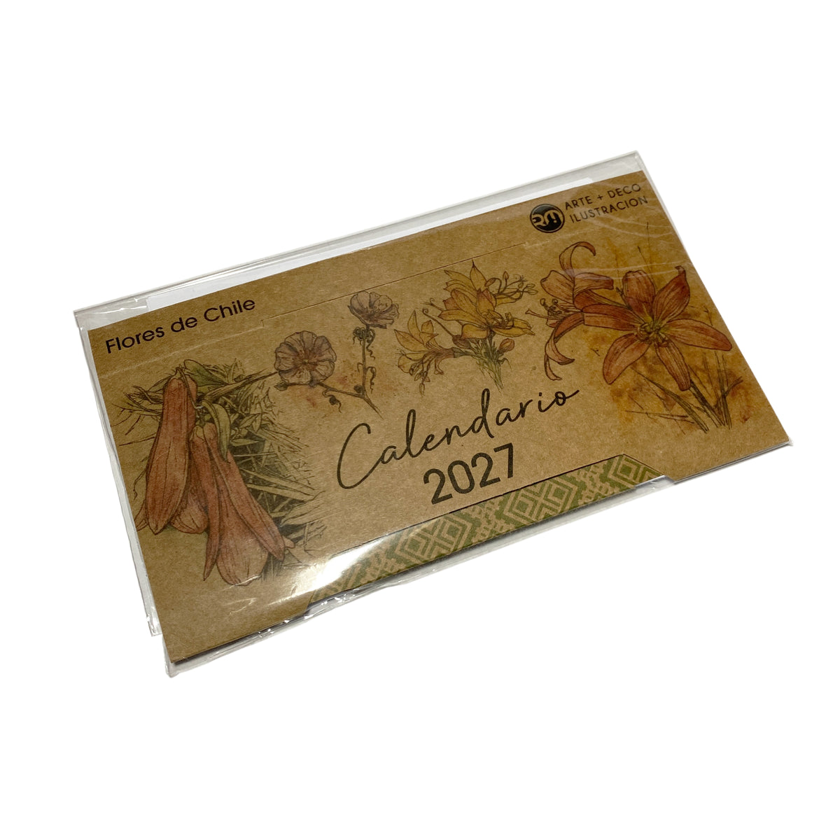 Calendario de escritorio 2027 - Flores de Chile