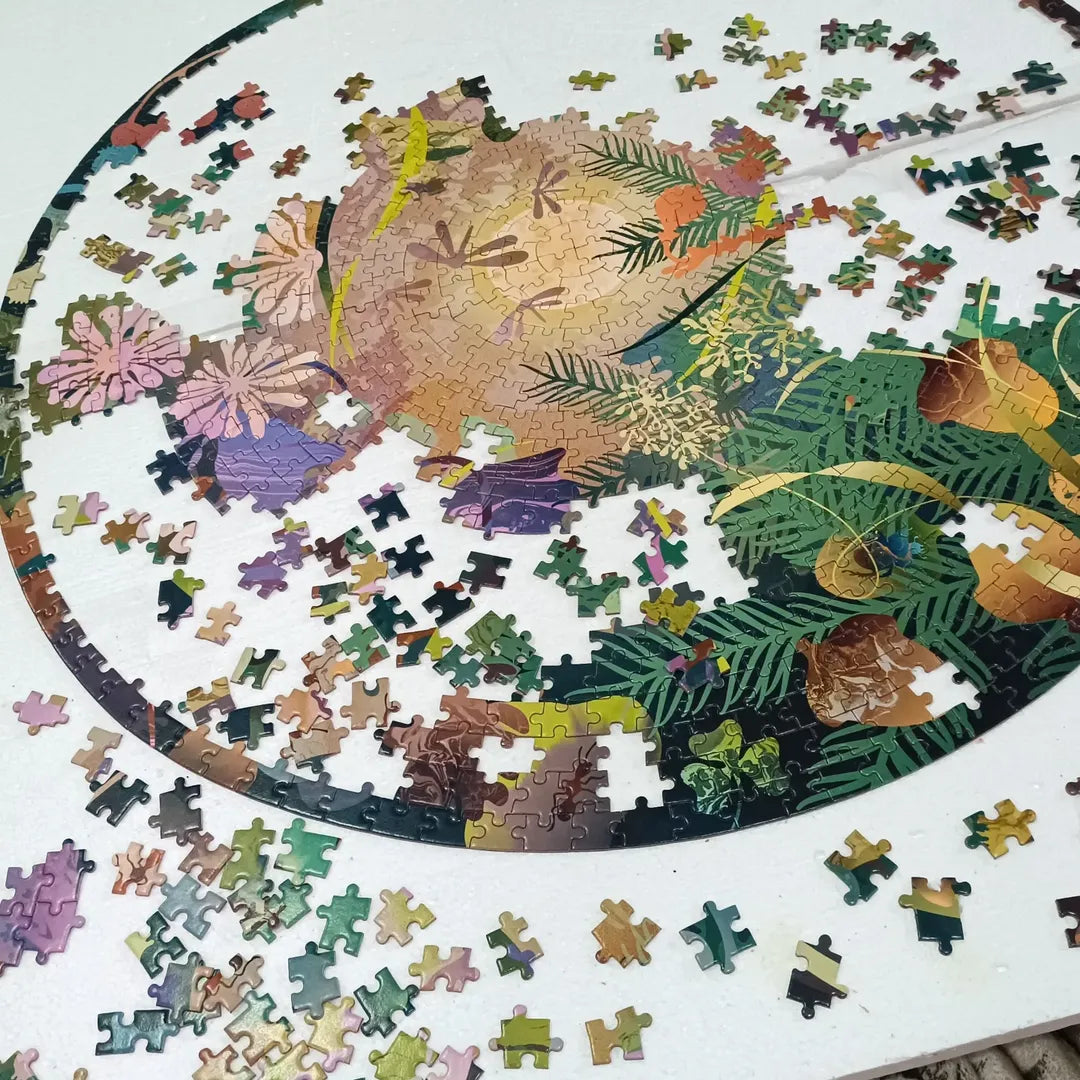 El sueño del bosque. Puzzle circular de 1000 piezas