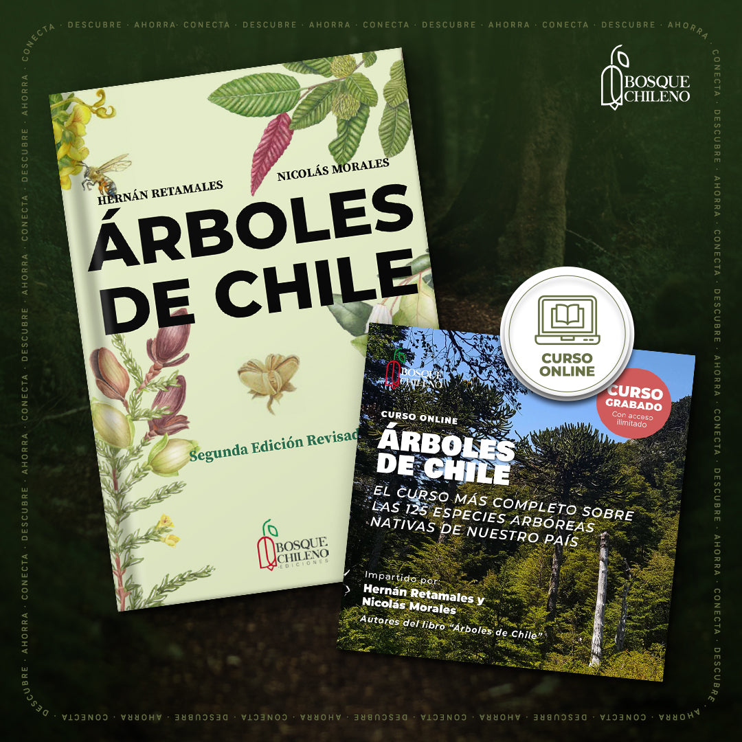 Pack Libro tapa dura + Curso Árboles de Chile