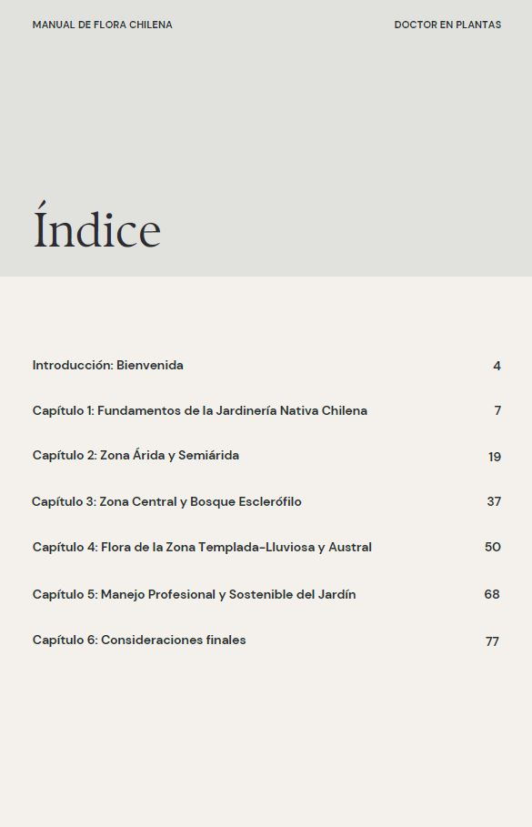 Ebook - El Manual de La Flora Chilena para jardines
