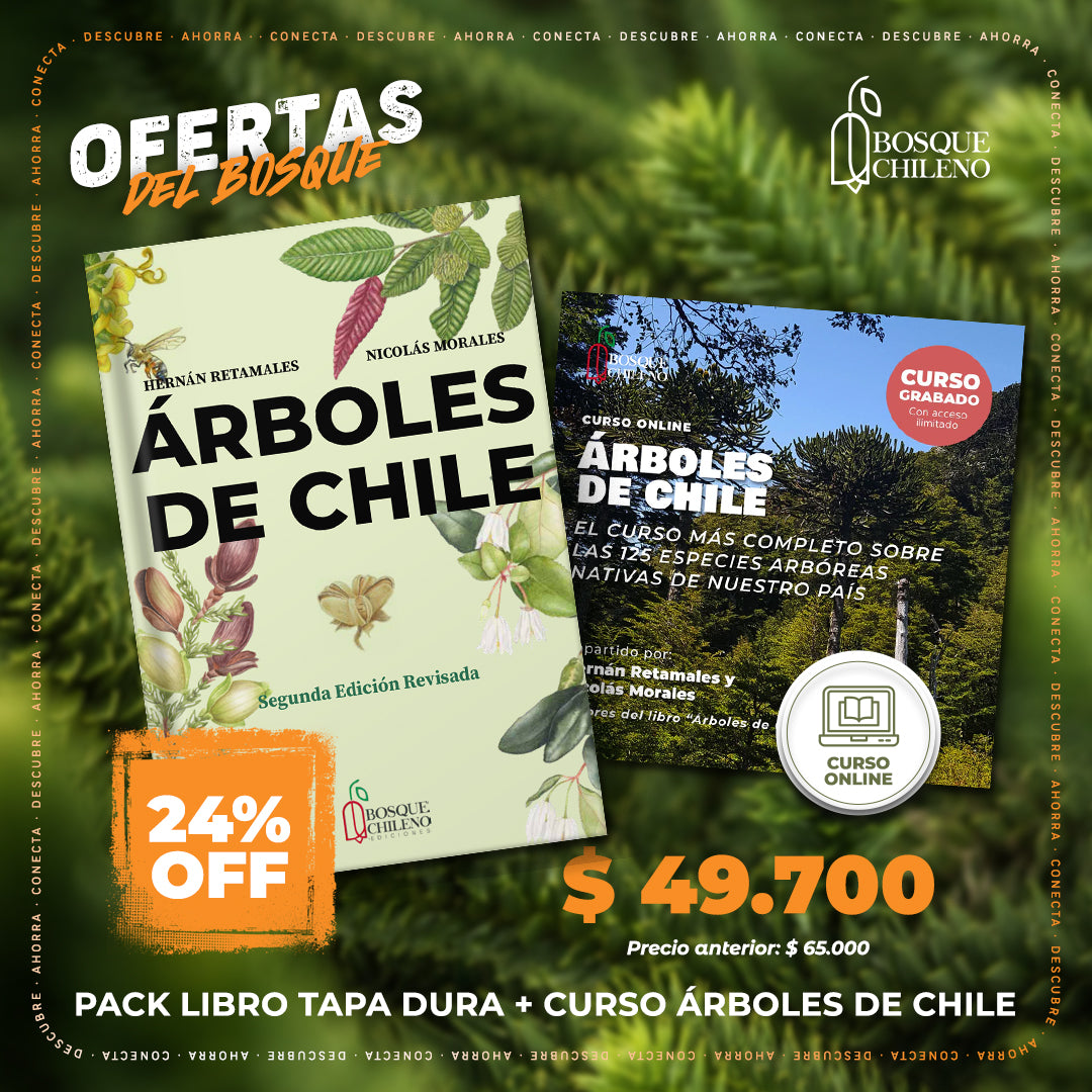 Pack Libro tapa dura + Curso Árboles de Chile